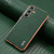 Samsung Galaxy S25+ 5G AZNS Electroplated Frame Crocodile Texture Full Coverage Phone Case - Green