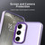 Samsung Galaxy S25+ 5G Candy PC Hybrid TPU Shockproof Phone Case - Purple