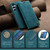 Samsung Galaxy S25+ 5G CaseMe 013 Multifunctional Horizontal Flip Leather Phone Case - Blue