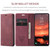 Samsung Galaxy S25+ 5G CaseMe 013 Multifunctional Horizontal Flip Leather Phone Case - Red
