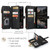 Samsung Galaxy S25+ 5G CaseMe C30 Card Slots Zipper Wallet Leather Phone Case - Black