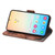 Samsung Galaxy S25+ 5G CaseNeo Splicing Dual Magnetic Buckle Leather Phone Case - Brown