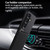 Samsung Galaxy S25+ 5G Classic Tilt Strip Grain Magnetic PC Hybrid TPU Phone Case - Black