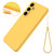 Samsung Galaxy S25+ 5G Color Liquid Silicone Phone Case - Yellow