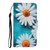 Samsung Galaxy S25+ 5G Colored Drawing Pattern Leather Phone Case - Daisy
