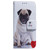 Samsung Galaxy S25+ 5G Coloured Drawing Flip Leather Phone Case - Pug