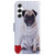 Samsung Galaxy S25+ 5G Coloured Drawing Flip Leather Phone Case - Pug