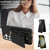 Samsung Galaxy S25+ 5G Crossbody Lanyard Zipper Wallet Leather Phone Case - Black