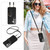 Samsung Galaxy S25+ 5G Crossbody Lanyard Zipper Wallet Leather Phone Case - Black