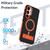 Samsung Galaxy S25+ 5G Dual-Color Skin Feel Magsafe Phone Case with Holder - Red