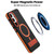 Samsung Galaxy S25+ 5G Dual-Color Skin Feel Magsafe Phone Case with Holder - Red