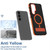 Samsung Galaxy S25+ 5G Dual-Color Skin Feel Magsafe Phone Case with Holder - Red