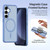 Samsung Galaxy S25+ 5G DUX DUCIS Lawa Series 2 in 1 Wallet Zipper Detachable MagSafe Phone Case with Lanyard - Light Blue