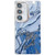 Samsung Galaxy S25+ 5G Electroplated Marble Texture Phone Case - Navy Blue M17