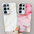 Samsung Galaxy S25+ 5G Electroplated Marble Texture Phone Case - Purple Blue M18