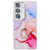 Samsung Galaxy S25+ 5G Electroplated Marble Texture Ring Holder Phone Case - Red S7 Samsung Galaxy S25+ 5G Electroplated Marble Texture Ring Holder Phone Case - Red S7