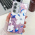 Samsung Galaxy S25+ 5G Electroplating Flowers Plants Texture TPU Phone Case - Bougainvillea FL8