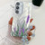 Samsung Galaxy S25+ 5G Electroplating Flowers Plants Texture Wristband TPU Phone Case - Lavender FL3