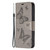 Samsung Galaxy S25+ 5G Embossing Two Butterflies Pattern Leather Phone Case - Grey