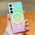 Samsung Galaxy S25+ 5G Gradient Color MagSafe Airbag Full Coverage Phone Case - Rainbow