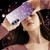 Samsung Galaxy S25+ 5G Gradient Glitter Flower All-inclusive Phone Case - Purple