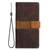 Samsung Galaxy S25+ 5G Grid Stitching Leather Phone Case with Lanyard - Brown
