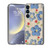 Samsung Galaxy S25+ 5G IMD Double Piece Simple Fresh Shockproof Phone Case - Blue Flower