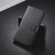 Samsung Galaxy S25+ 5G LC.IMEEKE Calf Texture Leather Phone Case - Black