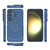 Samsung Galaxy S25+ 5G Lens Frame Bracket Corrugated MagSafe Phone Case - Dark Blue Samsung Galaxy S25+ 5G Lens Frame Bracket Corrugated MagSafe Phone Case - Dark Blue