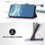 Samsung Galaxy S25+ 5G Line Pattern Skin Feel Leather Phone Case - Light Purple