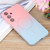 Samsung Galaxy S25+ 5G Liquid TPU Silicone Gradient MagSafe Phone Case - Pink Blue