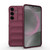 Samsung Galaxy S25+ 5G Magic Shield TPU + Flannel Phone Case - Wine Red