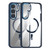 Samsung Galaxy S25+ 5G MagSafe Anti-fingerprint Highly Transparent PC Phone Case - Blue Samsung Galaxy S25+ 5G MagSafe Anti-fingerprint Highly Transparent PC Phone Case - Blue