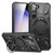 Samsung Galaxy S25+ 5G MagSafe Magnetic Shockproof Phone Case with Ring Holder - Black