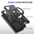 Samsung Galaxy S25+ 5G MagSafe Magnetic Shockproof Phone Case with Ring Holder - Black