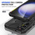 Samsung Galaxy S25+ 5G MagSafe Magnetic Shockproof Phone Case with Ring Holder - Black
