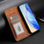 Samsung Galaxy S25+ 5G Multi-Card Slots Zipper Wallet Leather Phone Case - Brown