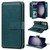 Samsung Galaxy S25+ 5G Multi-Function Wallet 10 Card Slots Leather Phone Case - Dark Green