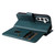 Samsung Galaxy S25+ 5G Multi-Function Wallet 10 Card Slots Leather Phone Case - Dark Green