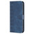 Samsung Galaxy S25+ 5G Plaid Embossed Leather Phone Case - Blue