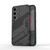 Samsung Galaxy S25+ 5G Punk Armor 2 in 1 PC + TPU Shockproof Phone Case with Invisible Holder - Black