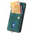 Samsung Galaxy S25+ 5G Retro Card Wallet Fold Leather Phone Case with Strap - Green Samsung Galaxy S25+ 5G Retro Card Wallet Fold Leather Phone Case with Strap - Green