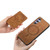 Samsung Galaxy S25+ 5G Retro Cross Leather Ring Side Insert Card Bag MagSafe Phone Case - Brown Samsung Galaxy S25+ 5G Retro Cross Leather Ring Side Insert Card Bag MagSafe Phone Case - Brown
