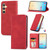 Samsung Galaxy S25+ 5G Retro Skin Feel Magnetic Leather Phone Case - Red