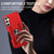 Samsung Galaxy S25+ 5G Ring Holder Armor Hybrid Phone Case - Red