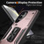 Samsung Galaxy S25+ 5G Ring Holder PC Hybrid TPU Phone Case - Rose Gold