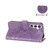 Samsung Galaxy S25+ 5G Seven-petal Flowers Embossing Leather Phone Case - Light Purple