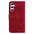 Samsung Galaxy S25+ 5G Seven-shaped Embossed Leather Phone Case - Red