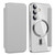 Samsung Galaxy S25+ 5G Shield MagSafe RFID Anti-theft Leather Phone Case - Grey