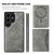 Samsung Galaxy S25+ 5G Shield Multi-functional MagSafe Card Bag Phone Case - Grey